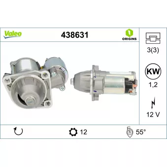 Démarreur VALEO 438631