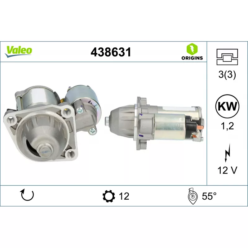 Démarreur VALEO 438631
