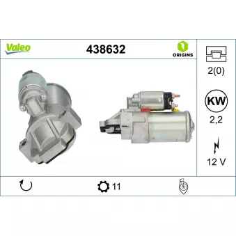 Démarreur VALEO 438632