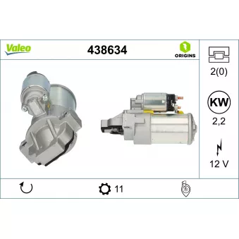 Démarreur VALEO 438634