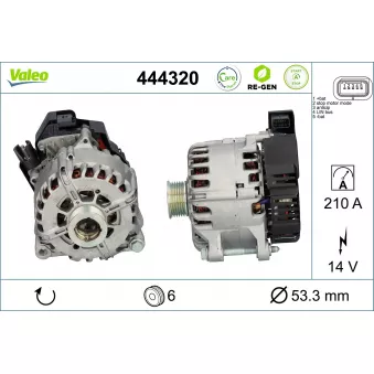 Générateur démarreur VALEO 444320