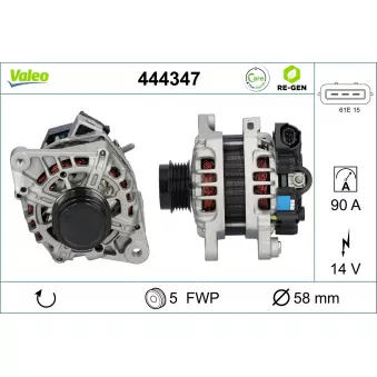 Alternateur VALEO 444347