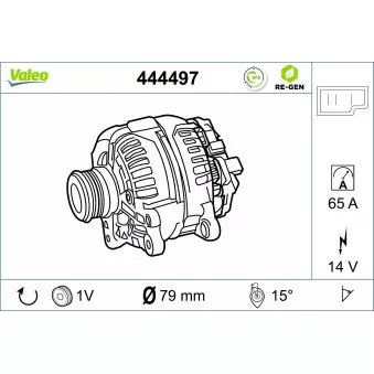 Alternateur VALEO 444497