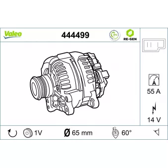 Alternateur VALEO 444499