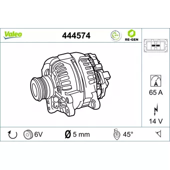 Alternateur VALEO 444574