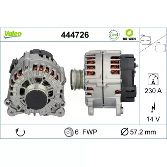 Alternateur VALEO 444726
