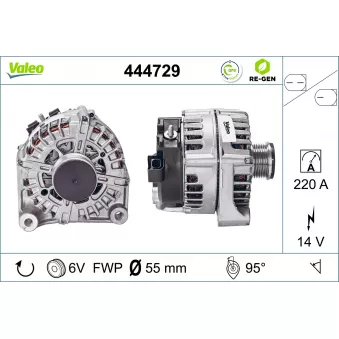 Alternateur VALEO 444729