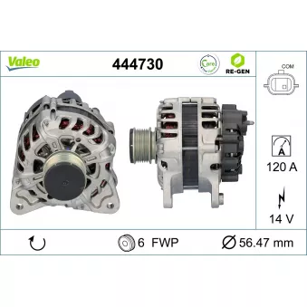 Alternateur VALEO 444730