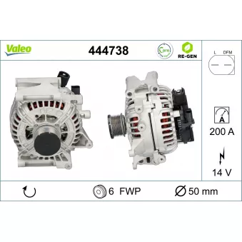 Alternateur VALEO 444738