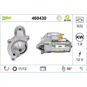 Démarreur VALEO 460430