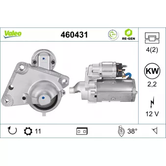 Démarreur VALEO 460431