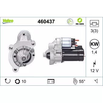Démarreur VALEO 460437