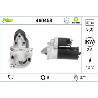 Démarreur VALEO 460458