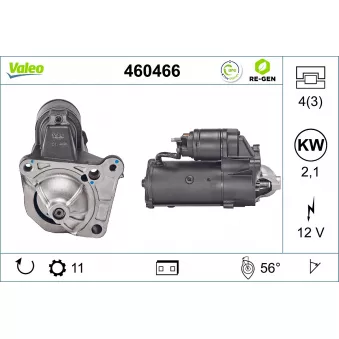 Démarreur VALEO 460466