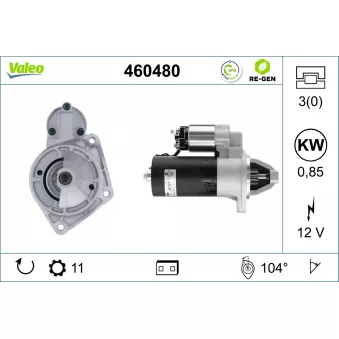 Démarreur VALEO 460480