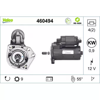Démarreur VALEO 460494