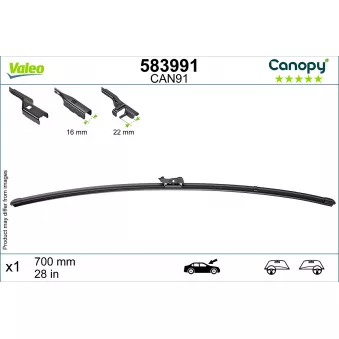 Balai d'essuie-glace VALEO 583991