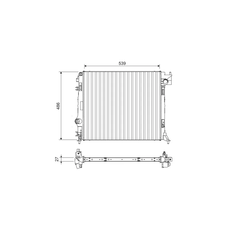 Radiateur, refroidissement du moteur VALEO 701108