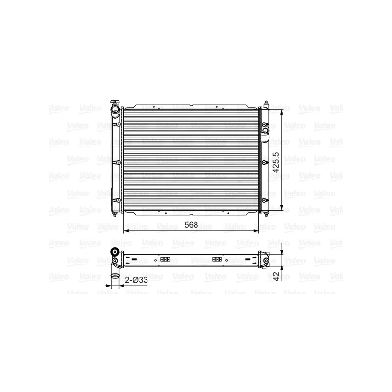 Radiateur, refroidissement du moteur VALEO 701543