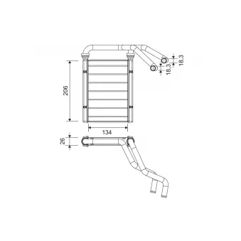 Système de chauffage VALEO 811594