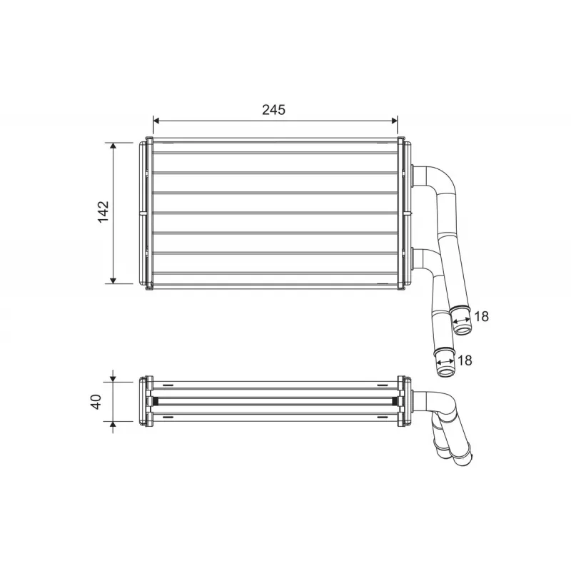 Système de chauffage VALEO 811599