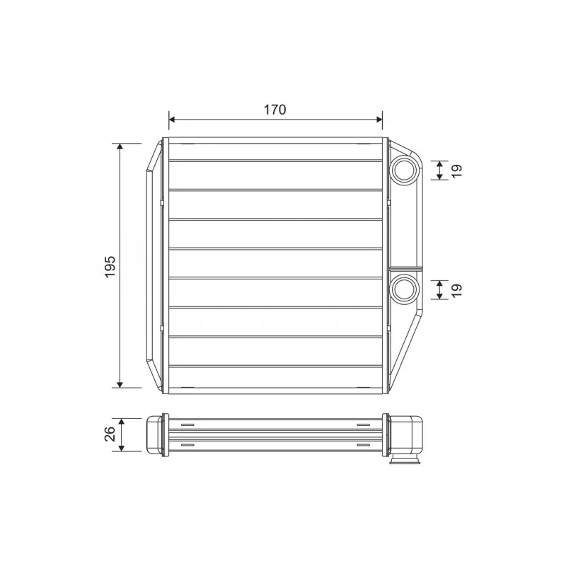 Système de chauffage VALEO 811600
