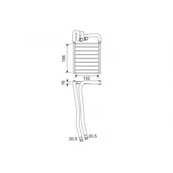 Système de chauffage VALEO 811605