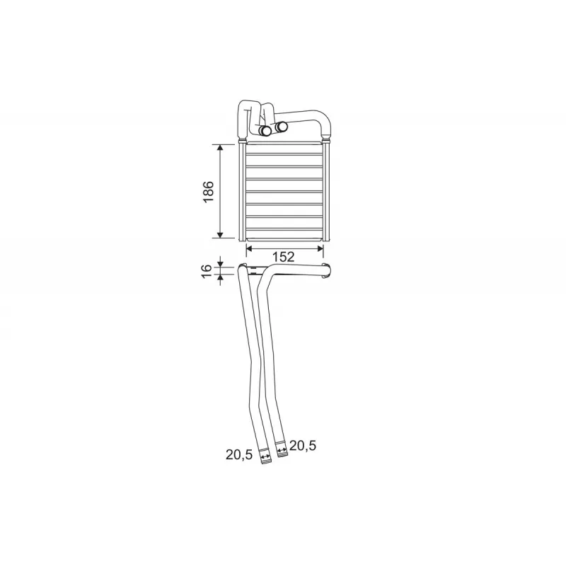 Système de chauffage VALEO 811605