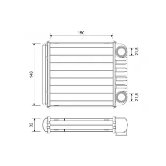 Système de chauffage VALEO 811650