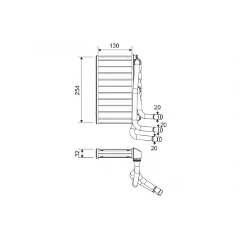 Système de chauffage VALEO 811651