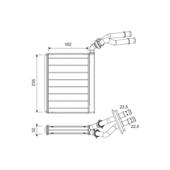 Système de chauffage VALEO 811658