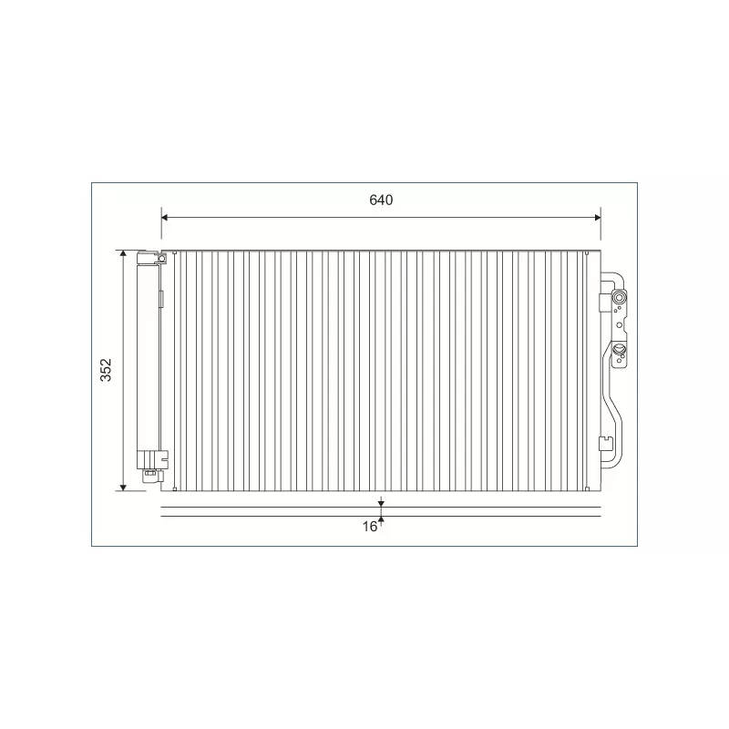 Condenseur, climatisation VALEO 812878