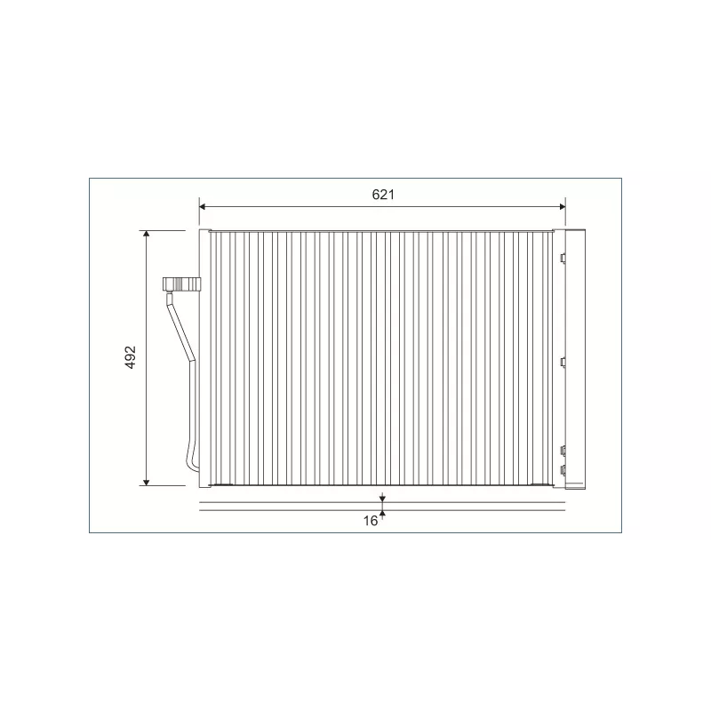 Condenseur, climatisation VALEO 812879