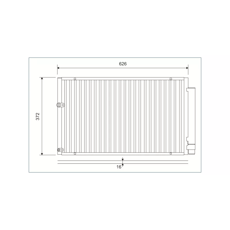 Condenseur, climatisation VALEO 812880