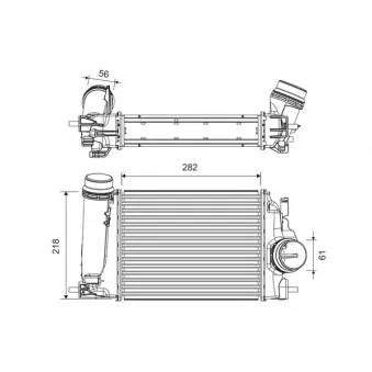 Intercooler, échangeur VALEO