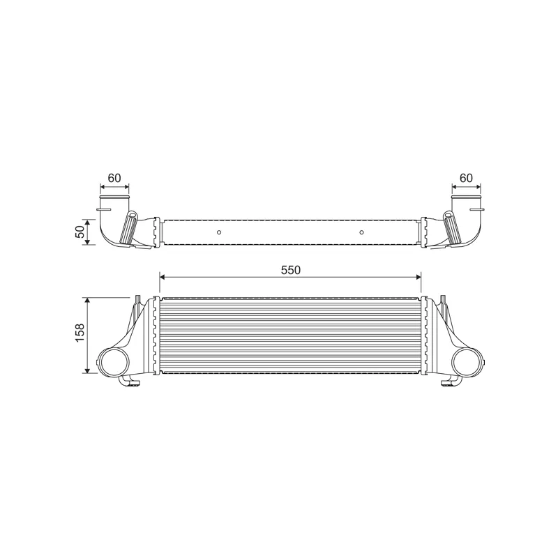 Intercooler, échangeur VALEO 818400