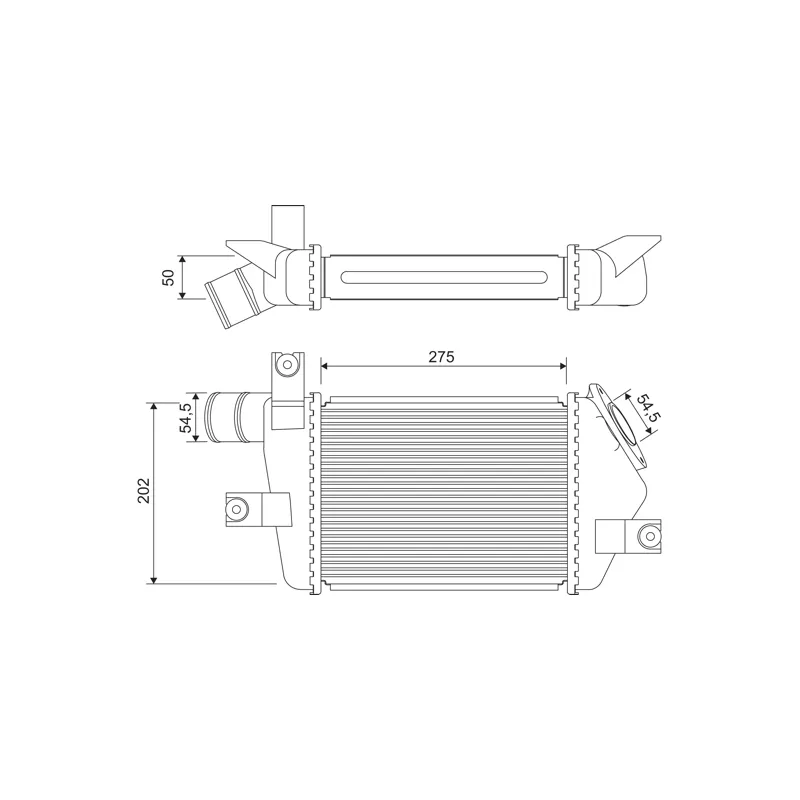 Intercooler, échangeur VALEO 818693