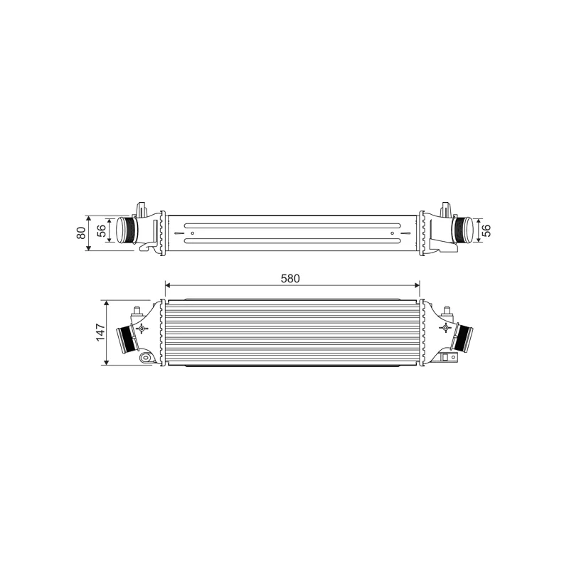 Intercooler, échangeur VALEO 818700