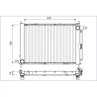 Module de refroidissement VALEO 822675