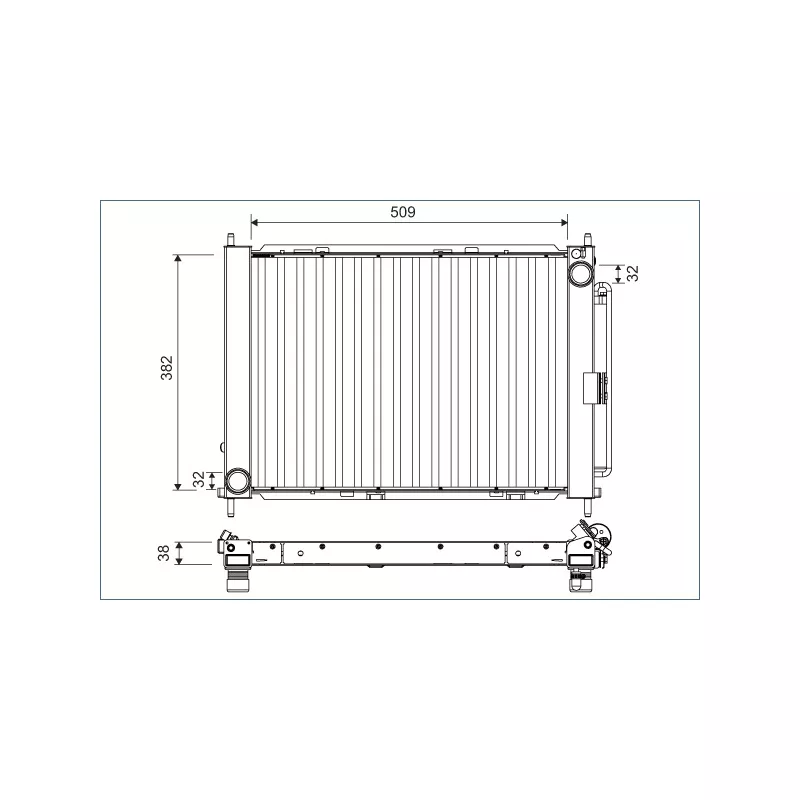 Module de refroidissement VALEO 822675