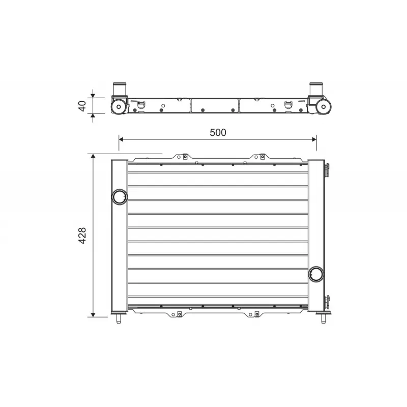 Condenseur, climatisation VALEO 822710