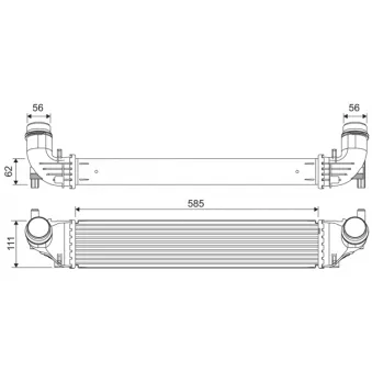 Intercooler, échangeur VALEO