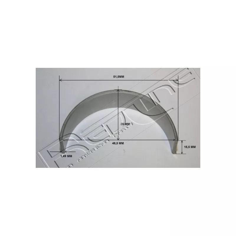 Kit de coussinets de bielle RED-LINE 01SU009
