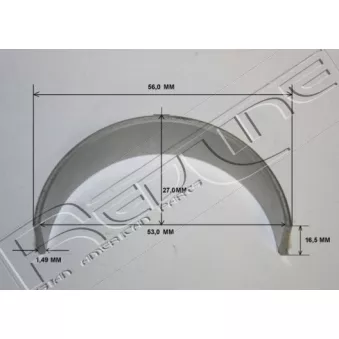 Kit de coussinets de bielle RED-LINE 01SU012