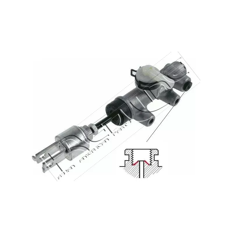 Cylindre émetteur, embrayage RED-LINE 07TO031