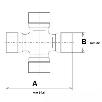 Joint, arbre longitudinal RED-LINE 11DA002