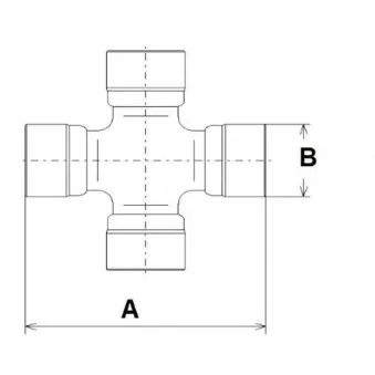 Joint, arbre longitudinal RED-LINE 11TO005