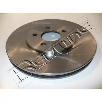 Jeu de 2 disques de frein avant RED-LINE 26CH004