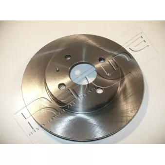 Jeu de 2 disques de frein avant RED-LINE 26DA003