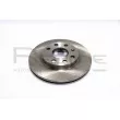 Jeu de 2 disques de frein avant RED-LINE 26DW015 - Visuel 1